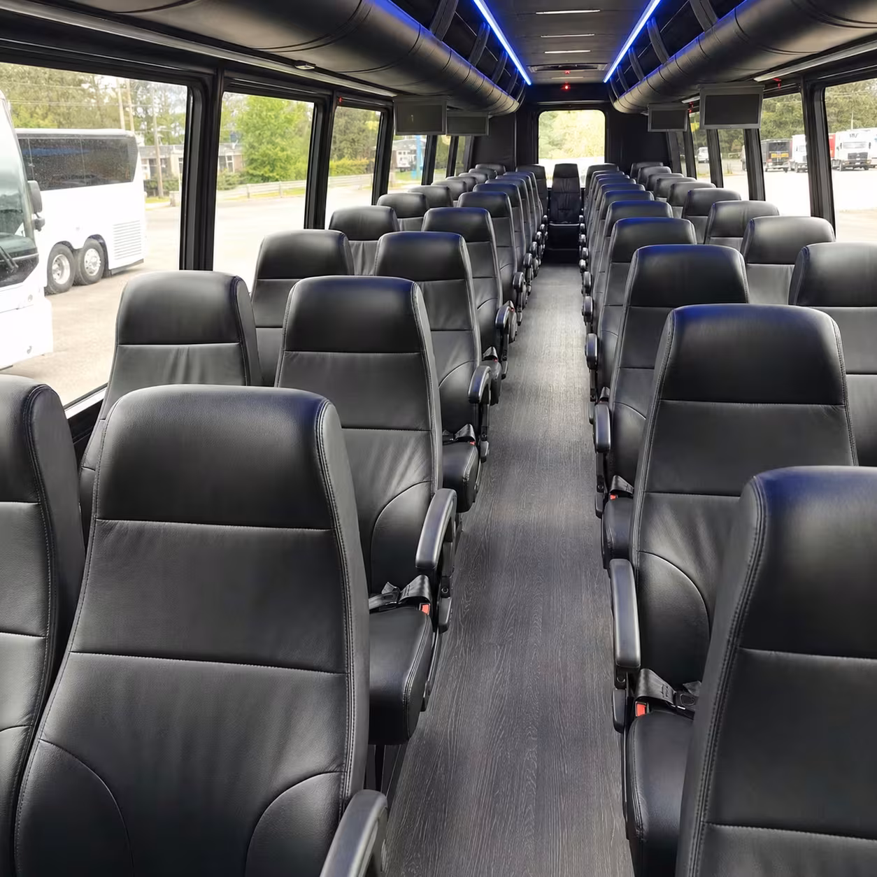 25 passenger minibus inside