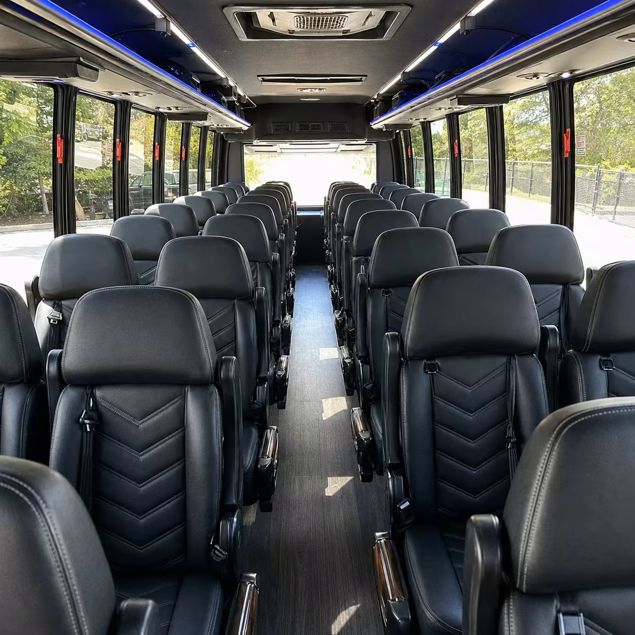 35 passenger minibus inside