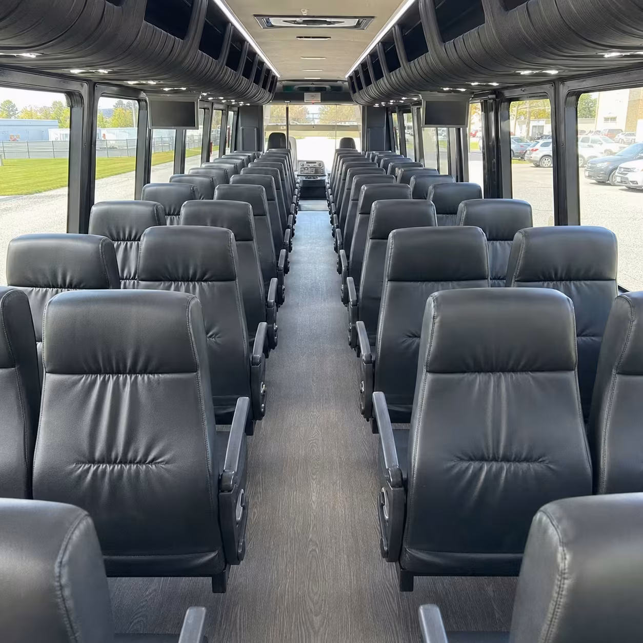 35 passenger minibus interior