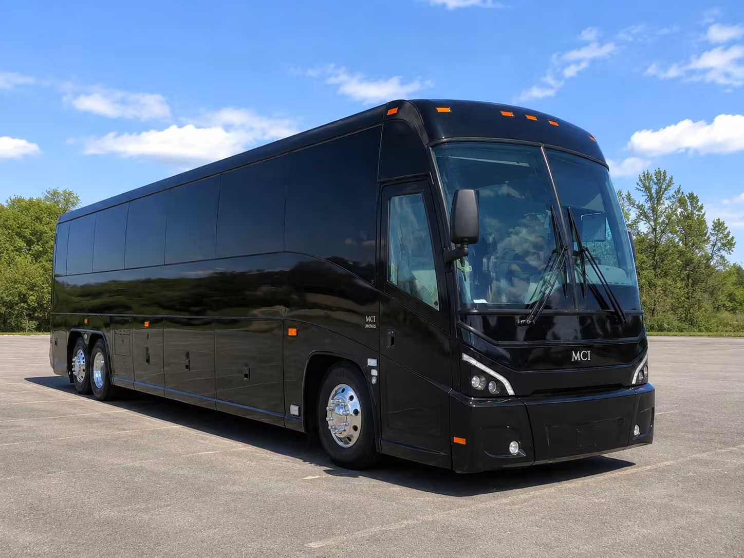 pharr charter bus rental exterior