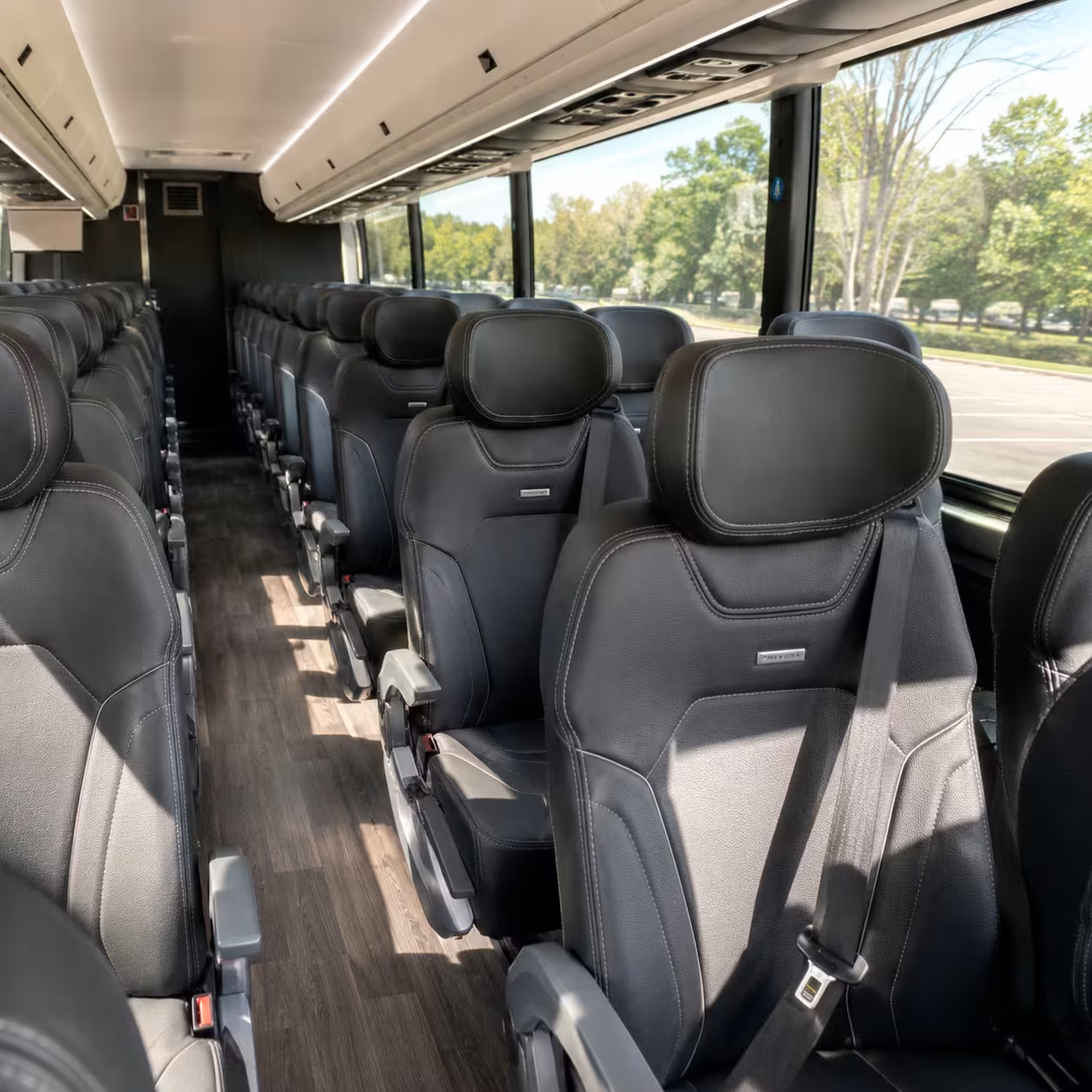 pharr charter bus rental inside