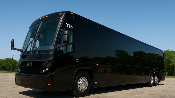 56 passenger charter bus pharr