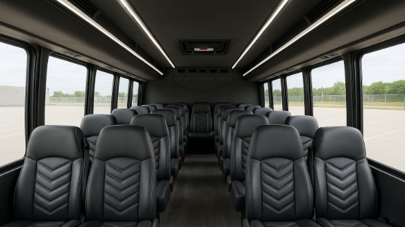 pharr 28 passenger minibus inside